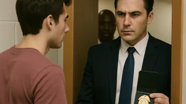 GMU student opens door to find the Secret Service